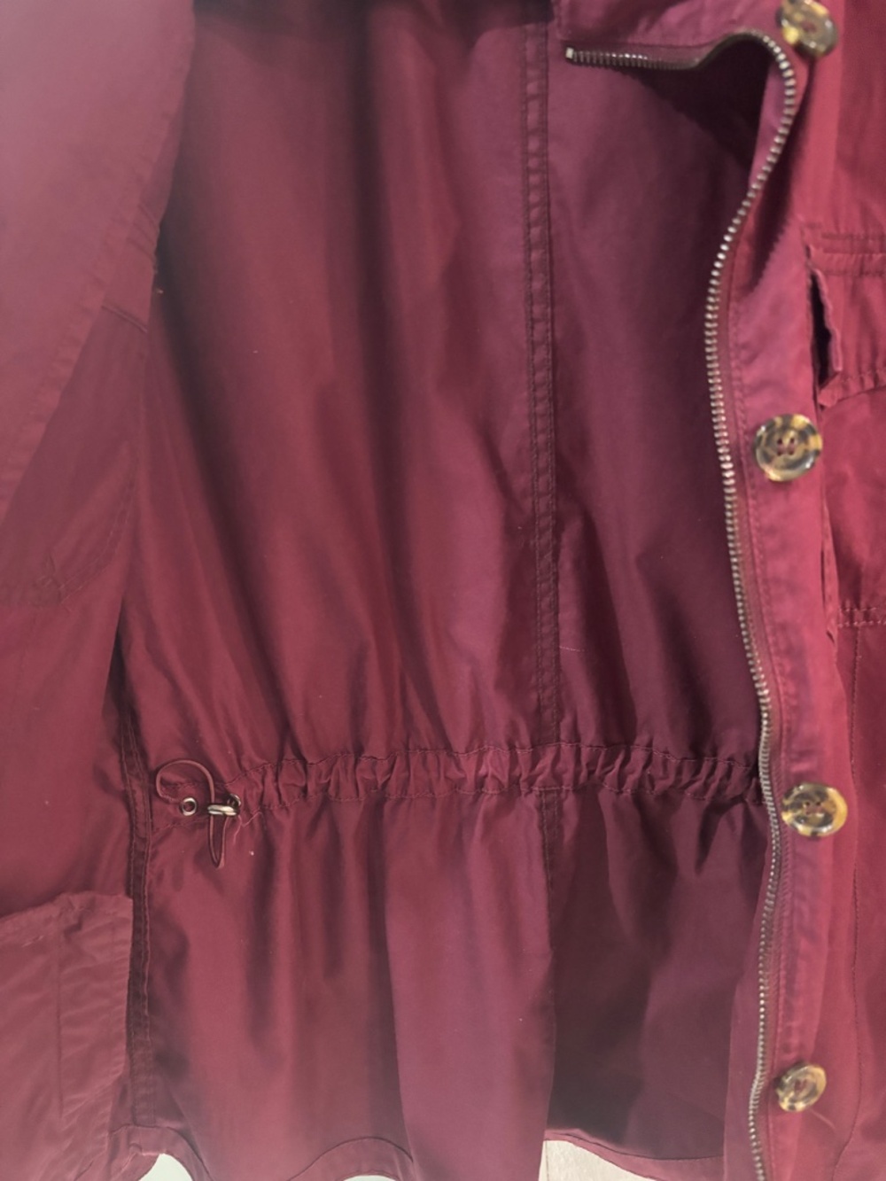 Buffalo David Bitton Utility Jacket - Maroon Size S - Picture 10 of 12